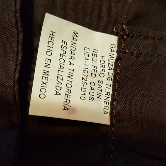 Handmade Leather Tote w/Horses From Mexico - Picture 7 of 8